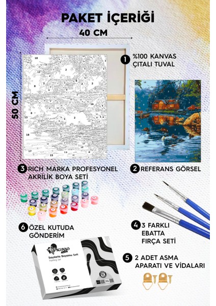 Ördekler Sayılarla Boyama Seti fiyatları