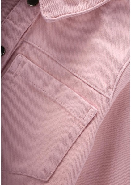 Boyalı Gabardin Elbise 2-7 Yaş Pembe modelleri