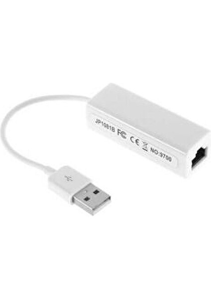 USB Ethernet Kartı Dönüştürücü Beyaz Renk 10/100Mbps Hızında İnternet Adaptörü fiyatları