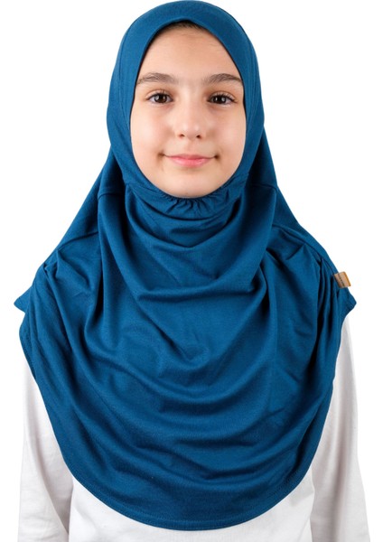 Pratik Hazır Geçmeli Çocuk Şal Petrol