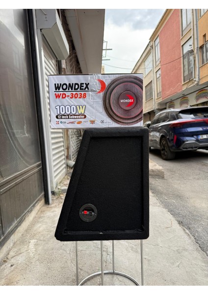 WD-3038 L Port Kabinli 30 cm Subwoofer Bas 1000WAT 350W Rms Bufır fiyatları