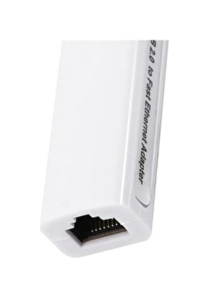 USB Ethernet Kartı Dönüştürücü Beyaz Renk 10/100Mbps Hızında İnternet Adaptörü
