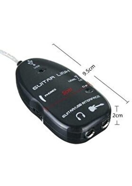 Usb Gitar Dönüştürücü 24-bit Ses Kalitesiyle Taşınabilir ve Uyumlu Cihaz indirimleri