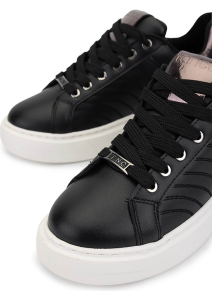 Kadın Suni Deri Siyah Sneakers & Spor Ayakkabı 1065 065 Bn Ayk SK25-26 Sıyah/platın modelleri