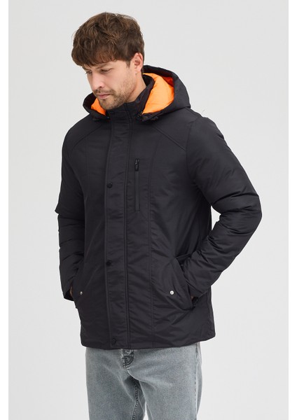 Erkek Kapşonlu Mont 720 indirimleri