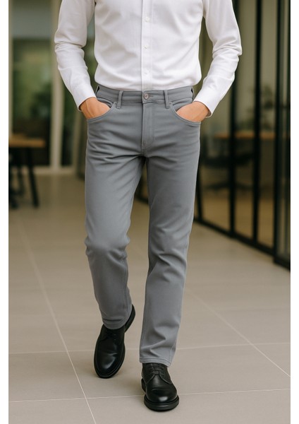 Cedy Denım Erkek Yüksel Bel Bol Kesim Boru Paça Martin Kot Pantolon Reguler Fit Jean - C336