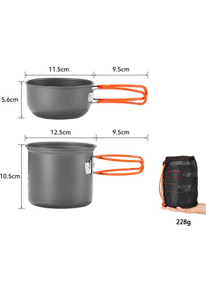 Nomad 01 Kamp Tencere Seti – Hafif ve Kompakt Kamp Seti modelleri