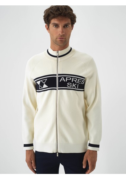 Erkek Ekru Formunu Koruyan Regular Fit Hırka fiyatları