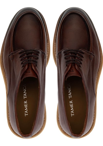 Erkek Hakiki Deri Taba Casual Ayakkabı 537 3810 Erk Ayk SK25-26 Taba Shrnkl indirimleri