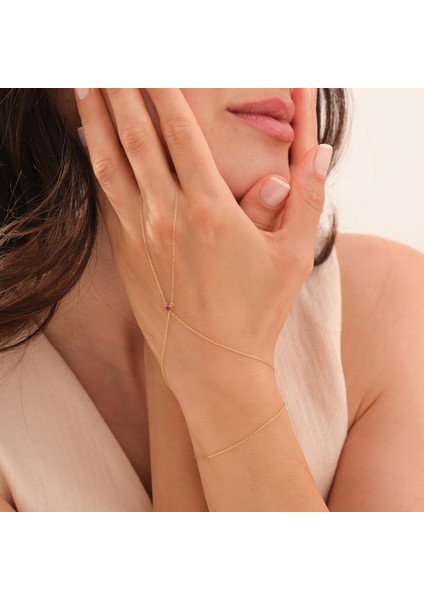 14 Ayar Yuvarlak Yakut Şahmeran