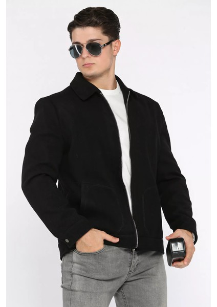 Fermuarlı Erkek Kaşe Kaban P-00018804 fiyatları