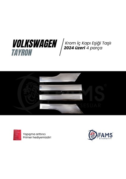Vw Tayron Uyumlu Iç Kapı Eşiği 4 Kapı 2024 Üzeri P.çelik (Taşlı) fiyatları