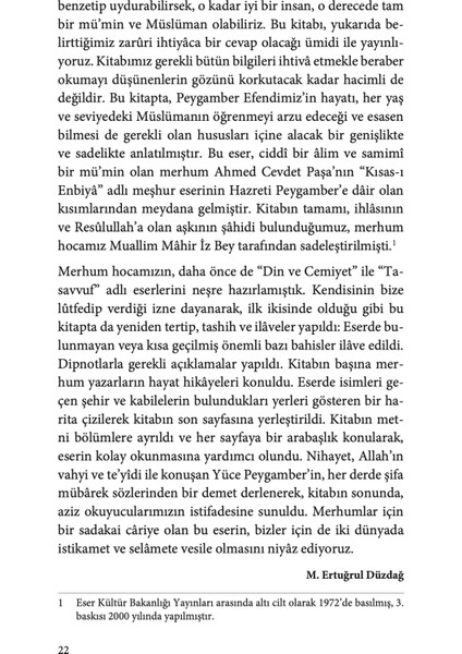 Peygamber Efendimiz - Ahmed Cevdet Paşa indirimleri