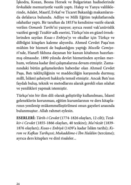 Peygamber Efendimiz - Ahmed Cevdet Paşa