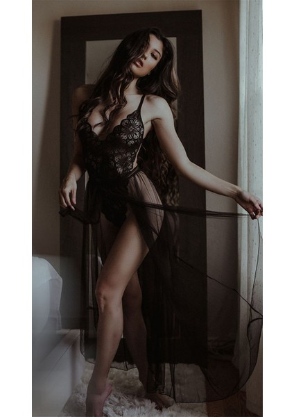 Dantel Mayokini Tül Etekli Gecelik fiyatları