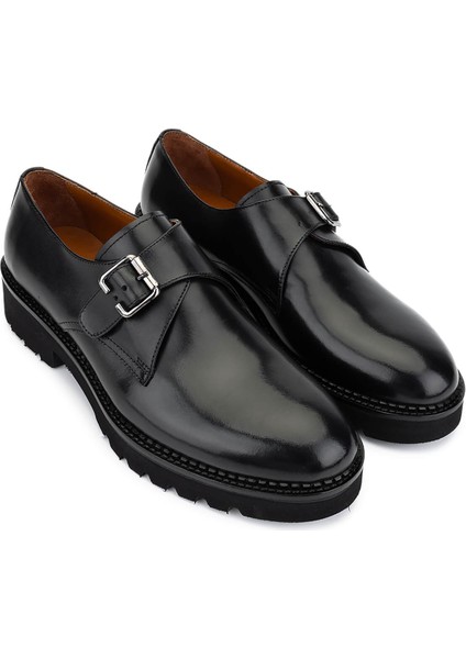 Erkek Hakiki Deri Siyah Klasik Ayakkabı 1170 49 Erk Ayk SK25-26 Sıyah Fnsj fiyatları