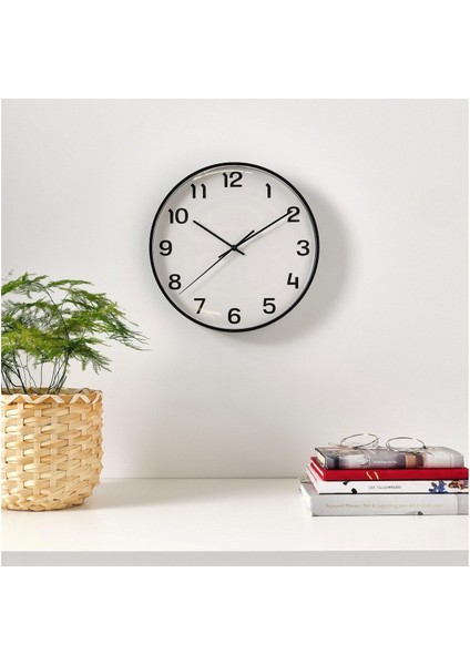 Pluttıs Duvar Saati Siyah 28 cm modelleri