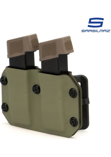 Mas Tactical® Kydex Şarjör Kılıfı 9mm Sarsılmaz Haki