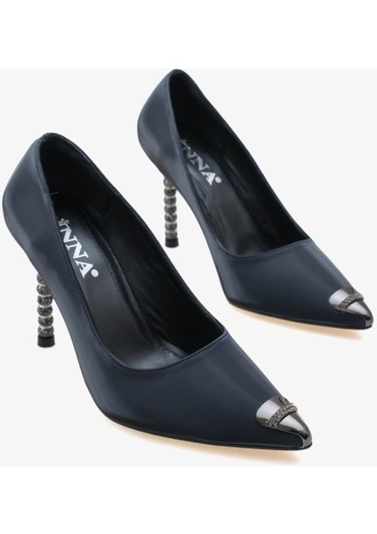Rinsa Inna Kadın Abiye Taşlı Topuklu Ayakkabı