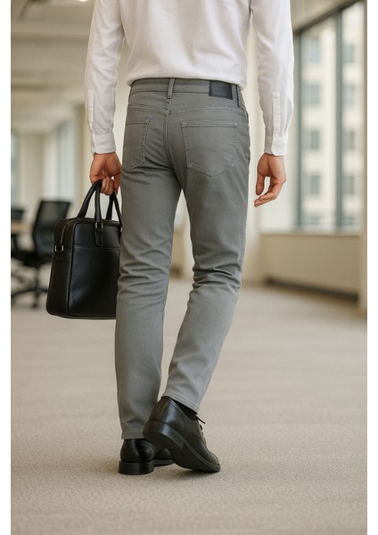 Cedy Denım Erkek Yüksel Bel Bol Kesim Boru Paça Martin Kot Pantolon Reguler Fit Jean - C336 fırsatları