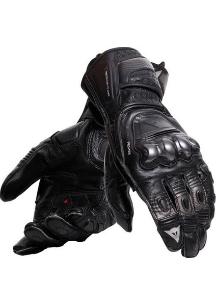 Fiero Metal Black Ant Deri Korumalı Motosiklet Eldiven