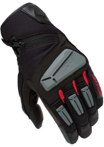 T.ur G-Four Yazlık Korumalı Motosiklet Eldiveni Siyah Kırmızı fiyatları