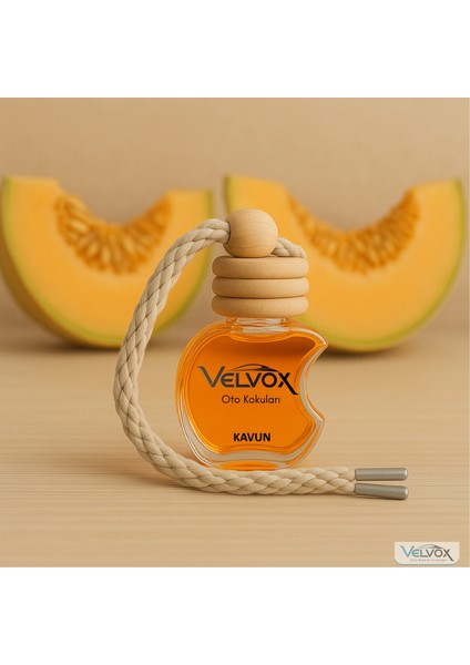 Kavun Oto Kokusu 10 ml Yağ Bazlı Uzun Süre Kalıcı Askılı Araç Kokusu