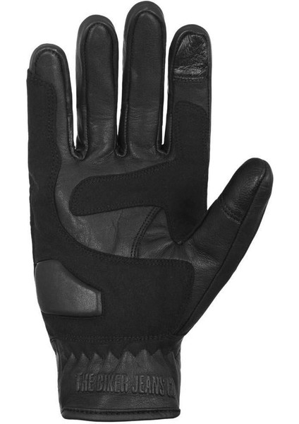 Thebikerjeans Retro Deri Korumalı Motosiklet Eldiveni Siyah modelleri