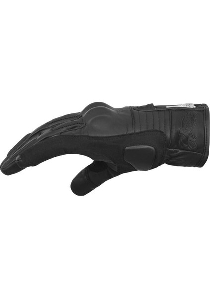 Thebikerjeans Retro Deri Korumalı Motosiklet Eldiveni Siyah indirimleri