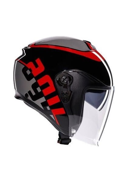 Açık Motosiklet Kaskı Irides Valenza Matt Grey Red Conf. modelleri