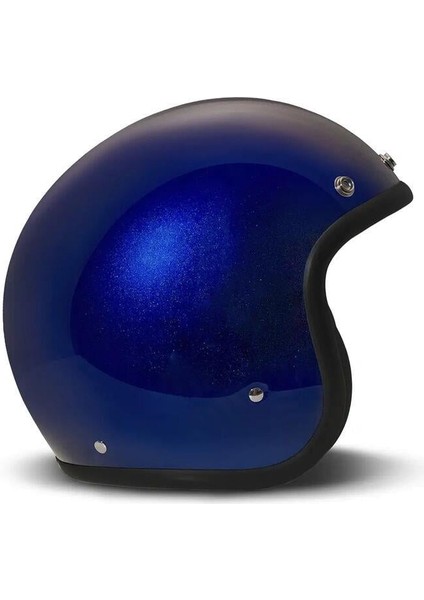 Jet Retro Açık Motosiklet Kaskı Deep Blue