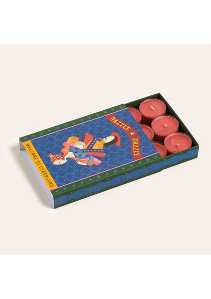 Misi Parafın Mum 12X16 cm Bordo