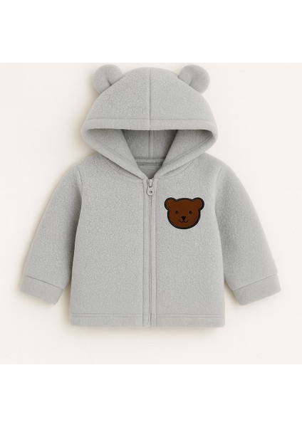 Unisex Mont Bebek Welsoft Ayı Kulaklı Fermuarlı indirimleri