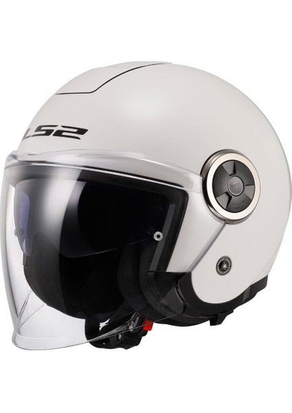 Classy Açık Motosiklet Kaskı Beyaz