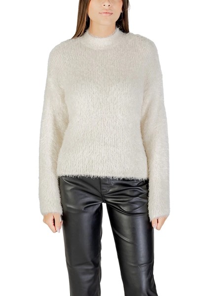 15350651 Kadin Triko - Krem