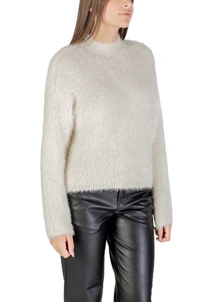 15350651 Kadin Triko - Krem modelleri