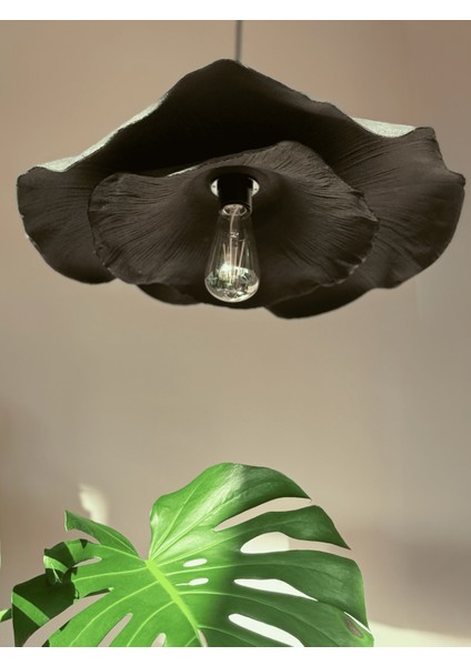 Modern Dark Avf Siyah Iki Katlı Sarkıt Avize