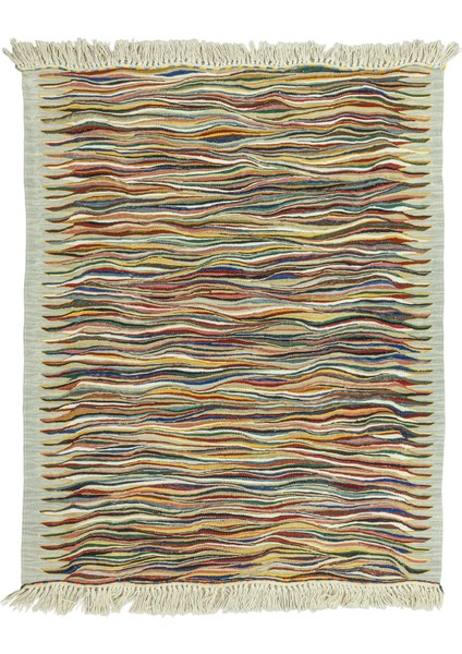 Heper Soyut Desenli Yün Kilim 119X162 cm