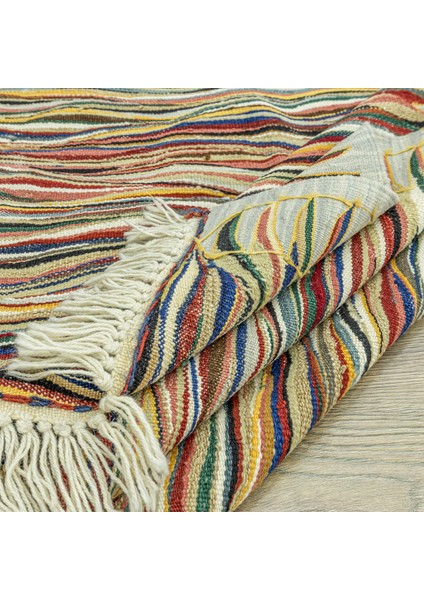 Heper Soyut Desenli Yün Kilim 119X162 cm