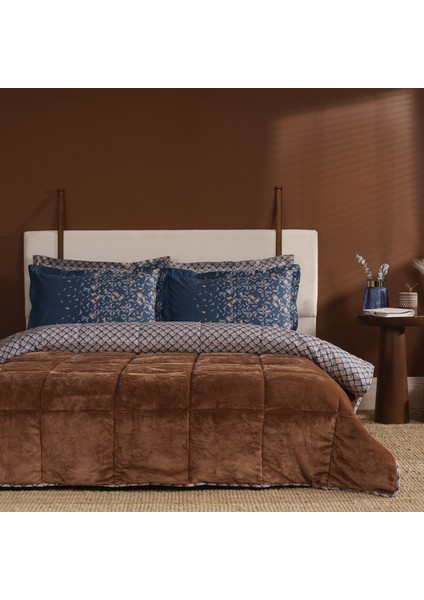 Gretel Çift Kişilik Threefy Uyku Seti - Camel