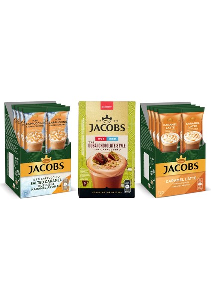 Dubai Çik.cappuccino / Iced Cappuccino / Caramel Latte 3 Lü Karma Paket