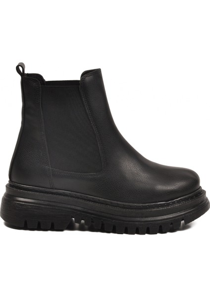 Siyah Kürklü Kadın Chelsea Bot fiyatları