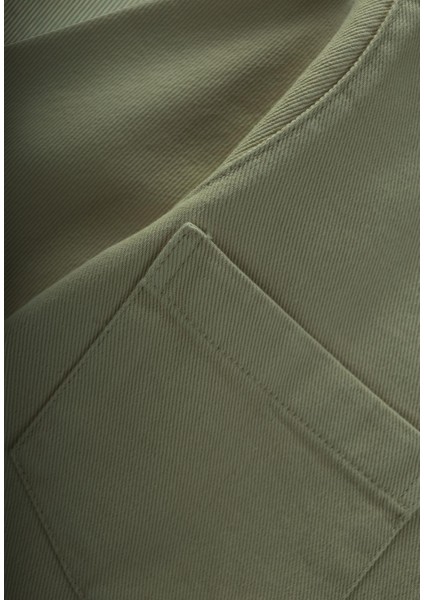 Büyük Çift Cepli Gabardin Ceket 2-7 Yaş Haki Yeşil modelleri