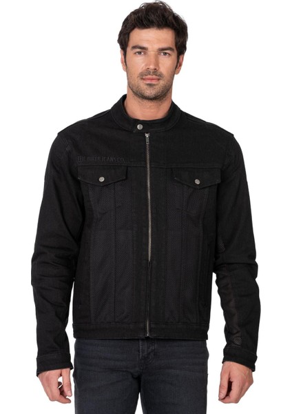 Thebikerjeans Black Ice Korumalı File Motosiklet Kot Montu Erkek