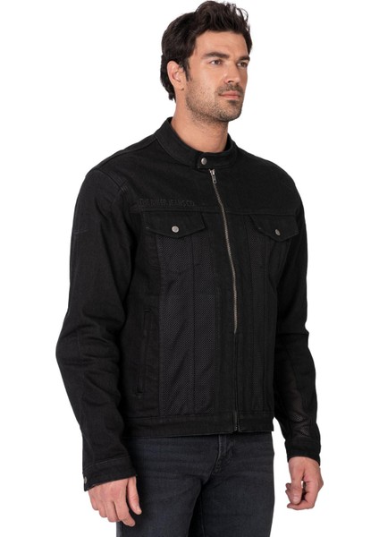 Thebikerjeans Black Ice Korumalı File Motosiklet Kot Montu Erkek modelleri