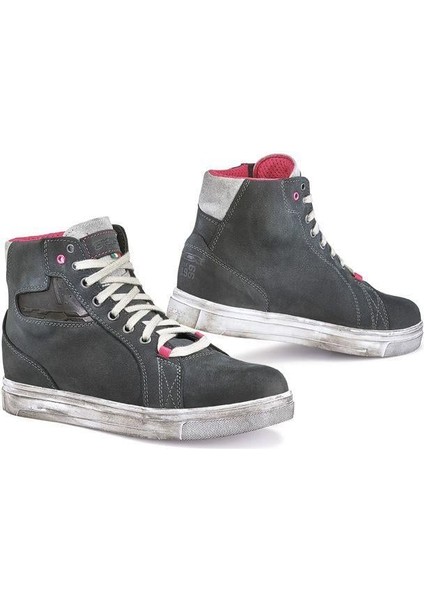 Street Ace Lady Waterproof Korumalı Motosiklet Botu Gri