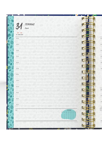 Spiralli 2026 Ajanda Flowers 3 fırsatları