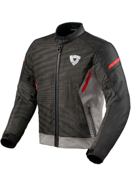 Torque 2 H20 Korumalı Motosiklet Montu Gri Kırmızı