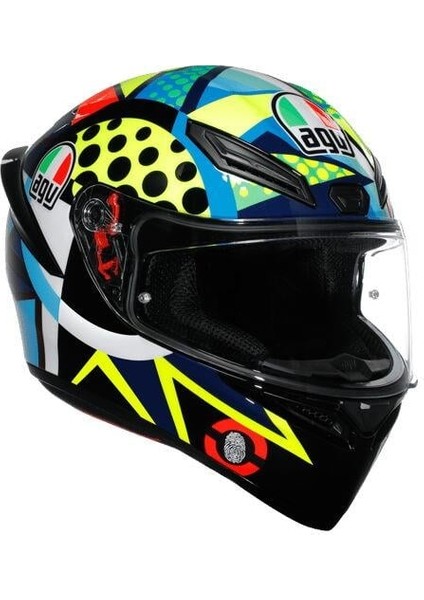 Motosiklet Kaskı K1 S Rossi Winter Test 2020 Configuration