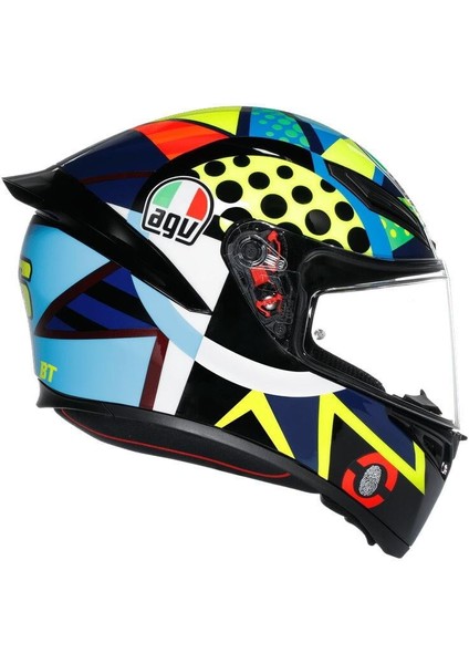 Motosiklet Kaskı K1 S Rossi Winter Test 2020 Configuration fiyatları